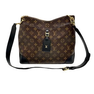 Louis Vuitton Shoulder Bag Monogram Odeon NM Noir Black